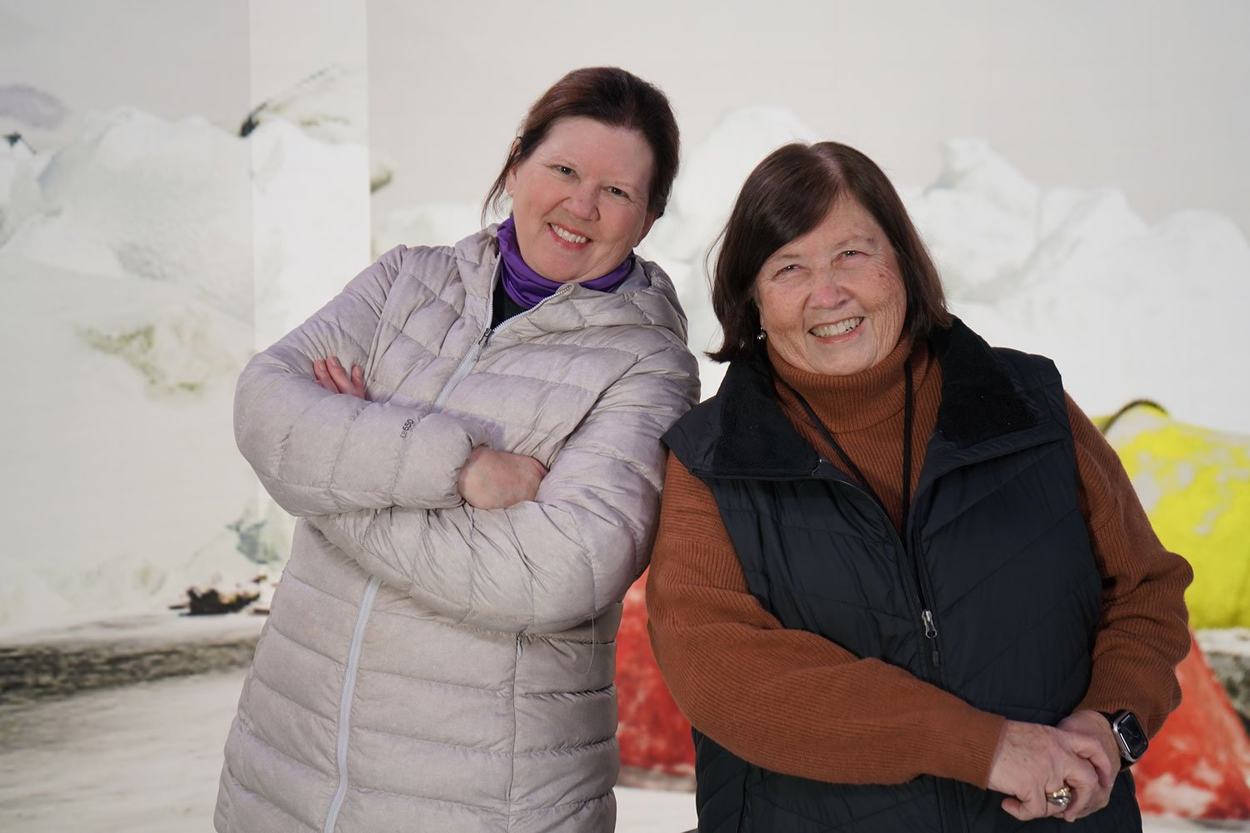 Portrait of Michelle Aebersold and Barbara Medvec